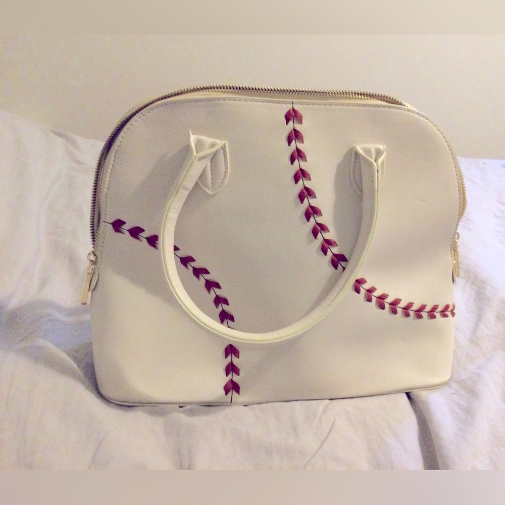 Baseball designed handbag/purse